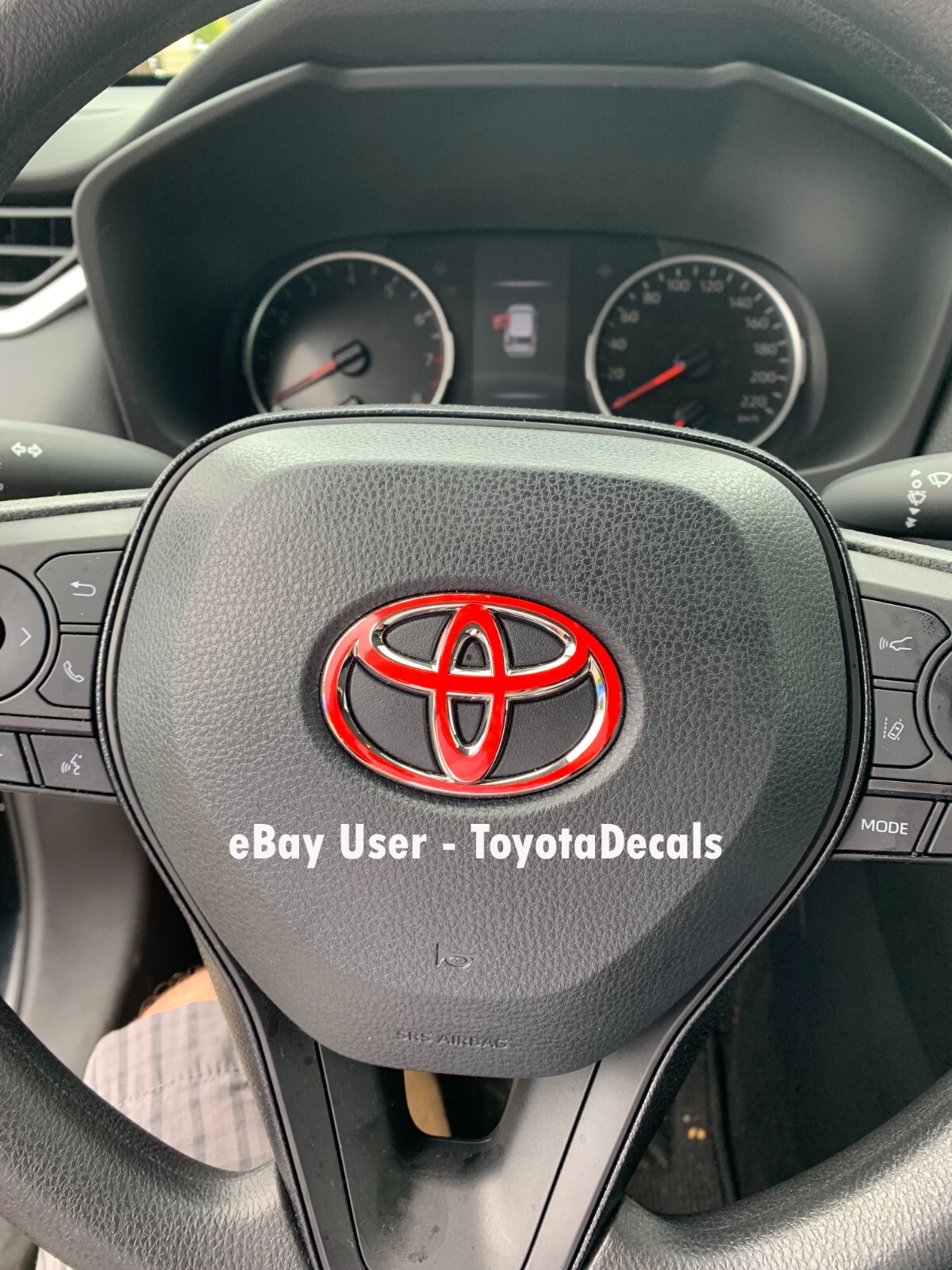 FITS Toyota RAV4 Steering Wheel Emblem Decal 2018 2019 2020 2021 2022