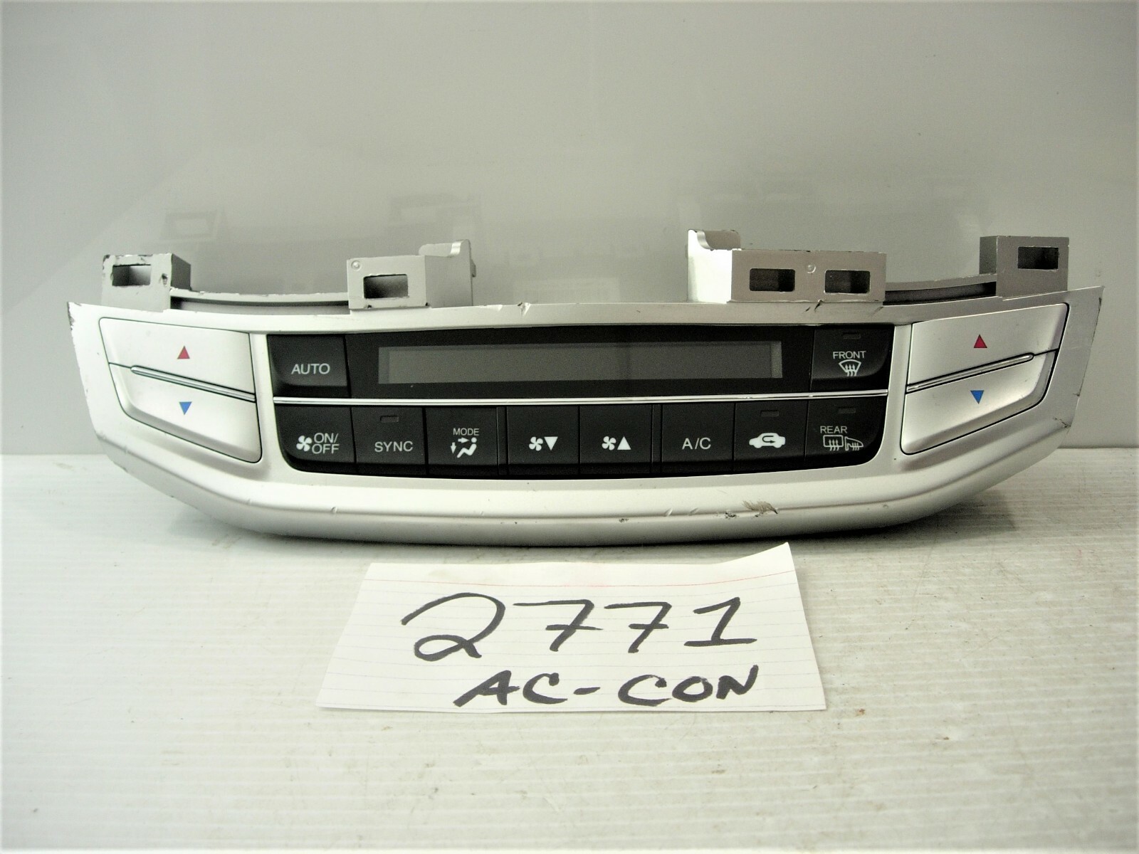 13 14 15 Honda Accord AC and Heater Control Used Stock #2771-AC 