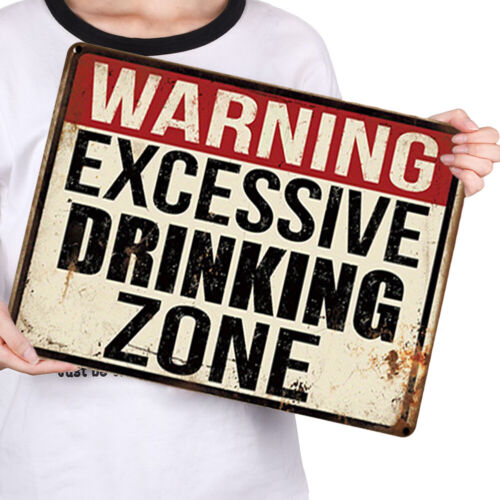 Metal Warning Tin Sign Rectangular Iron Painting Wall Home Bar Decor40x30cm - Picture 8 of 11