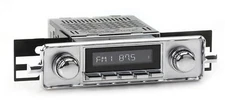RetroRadio for 1958-67 Volkswagen Beetle with "Sapphire"-style Plate BT AUX AM/F