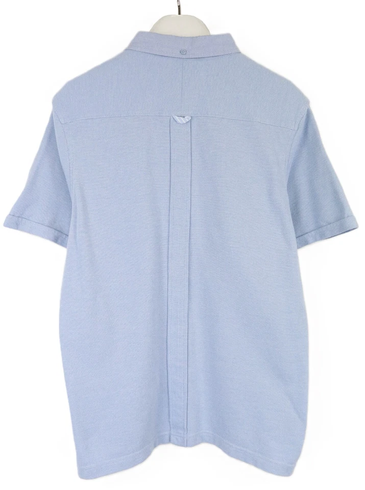 Fred Perry Slim Fit Camiseta Hombre XL Manga Corta Medio Botón Cuello de Polo - Imagen 2 de 4