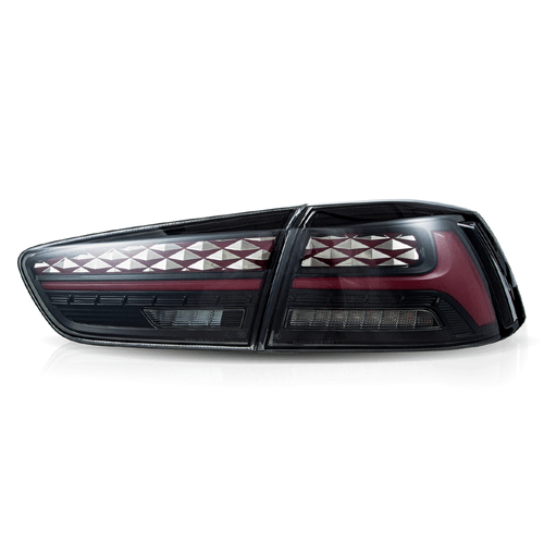 Pair For 2008-18 Mitsubishi Lancer CJ CY CF EVO X VRX VLAND LED Tail Lights Rear - Picture 2 of 18