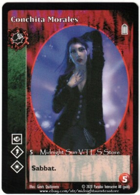 Conchita Morales Toreador Antitribu 2020 BCP V:TES VTES Vampire CCG