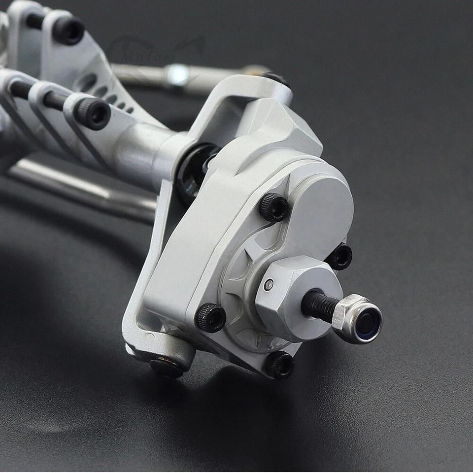 CNC Metal Complete Front Rear Portal Axle For 1/10 RC Crawler Axial Capra 1.9 UT - Image 4 of 4
