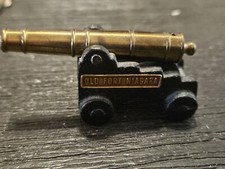 CANNON FT. NIAGARA MILITARY MINI REPLICA BRASS BARREL IRON HISTORY USA MADE