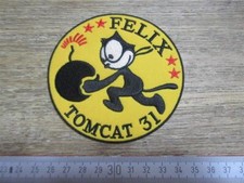 Patch US Army Tomcat Wildcat VF-31 Felix the Cat Naval USN Fighting 31 Stars WW2