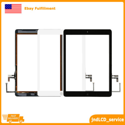 Digitizer Touch Screen Panel + Home Button For Apple iPad Air A1474 A1475 A1476