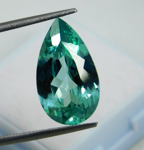 Top Quality! 11.20 Ct Natural "RUSSIAN SAPPHIRE" TearDrop Cut Certified Gemstone - Picture 9 of 11