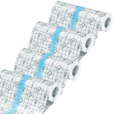 ‎AUXHCYL AUXHCYL 15cm x 4m Duschpflaster Wasserfest Groß Nach Op,Transparent Tattoo Folie