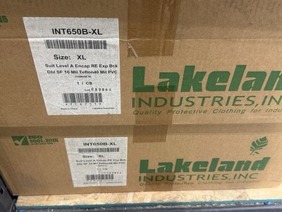Lakeland Interceptor  Encapsulated Front Entry Level A Vapor Protective Xl-1xl2x