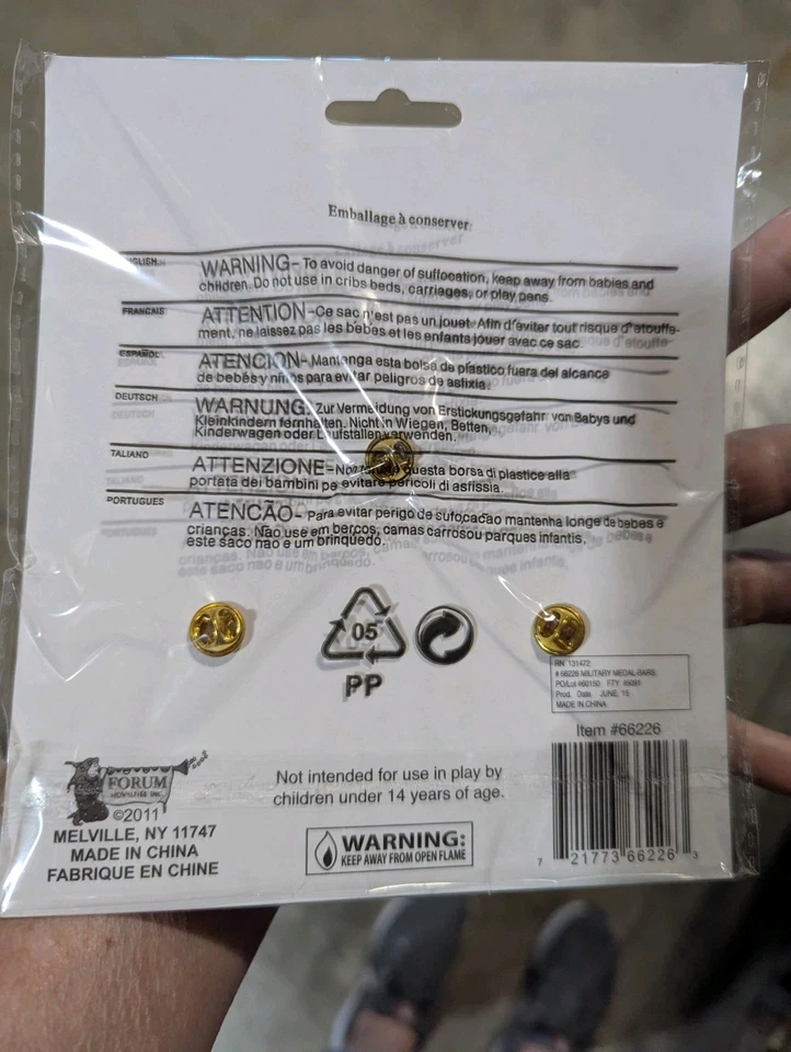 НОВЫЙ БОЕВОЙ ГЕРОЙ ВОЕННЫЕ МЕДАЛИ ЛЕНТЫ КОСТЮМ АКСЕССУАР ДЛЯ ХЭЛЛОУИНА - Изображение 2 из 2