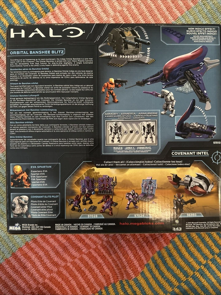 Новый HALO Mega Bloks орбитальный Банши блаженство комплект новый в коробке 2012 204 Pc 97010 - Изображение 2 из 2
