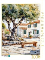 Calvendo Puzzle Ein Malerischer Dorfplatz In Der Region Dalmatien | 1000 Teile L