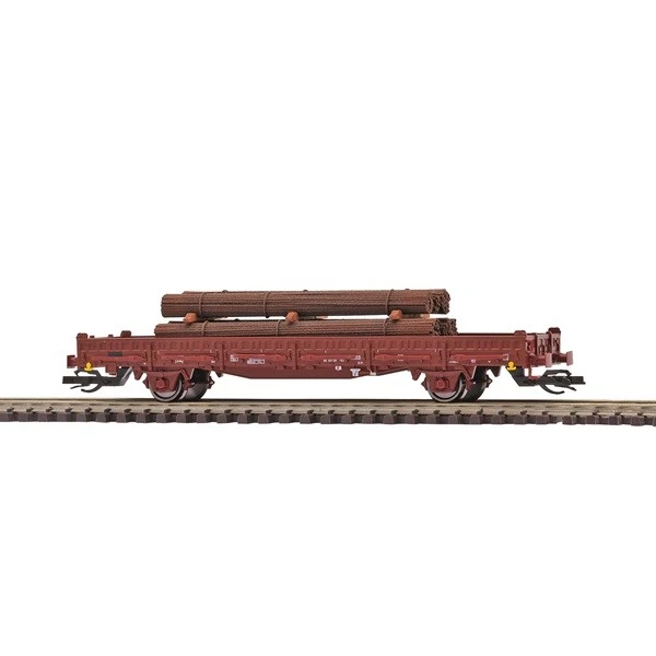 Busch 31517 - 1/120 / TT Flachwagen mit Rungen Ks (3300)  - Neu - Bild 1 von 1