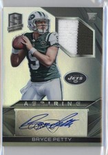 2015 Panini Spectra Aspiring 7/25 Bryce Petty #AJA-BYP Patch Auto 0af