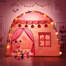 Kids Pop Up Playhouse Tent Teepee Indoor/Outdoor Children Girls Boys Play UK