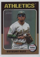 2024 Topps Heritage Chrome Refractor 333/575 Esteury Ruiz #300 4z8