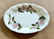 VTG 1950s Paragon Bone China Camelia Series Lady Vansittart Oval Trinket Dish
