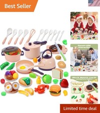 51-Piece Kids Mini Play Kitchen Set: Interactive Cooking Accessories for Fun