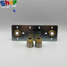 Shower Plate 150Mm Concealed Shower Fixing Plate  UK (Chrome) | for behind the T