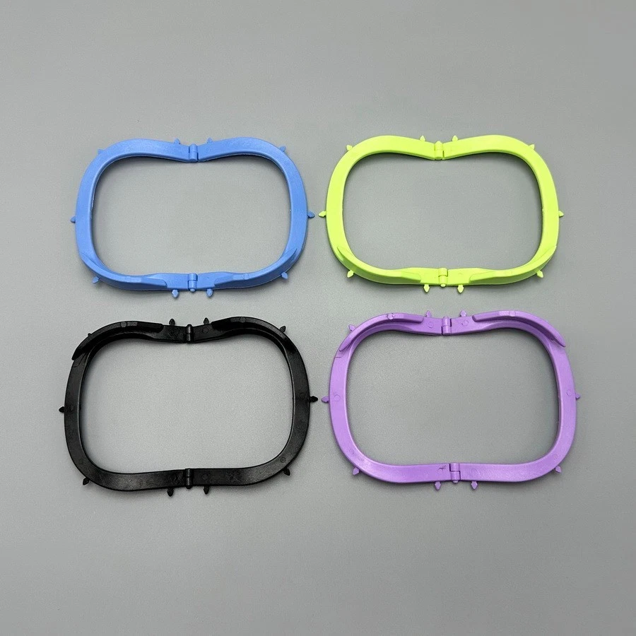 Soporte de marco de presa de goma de plástico dental 1/100 piezas soporte de presa plegable instrumentos Foto 3 de 4