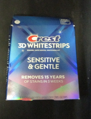Crest 3D Whitestrips Sensitive & Gentle Teeth Whitening 36 strips