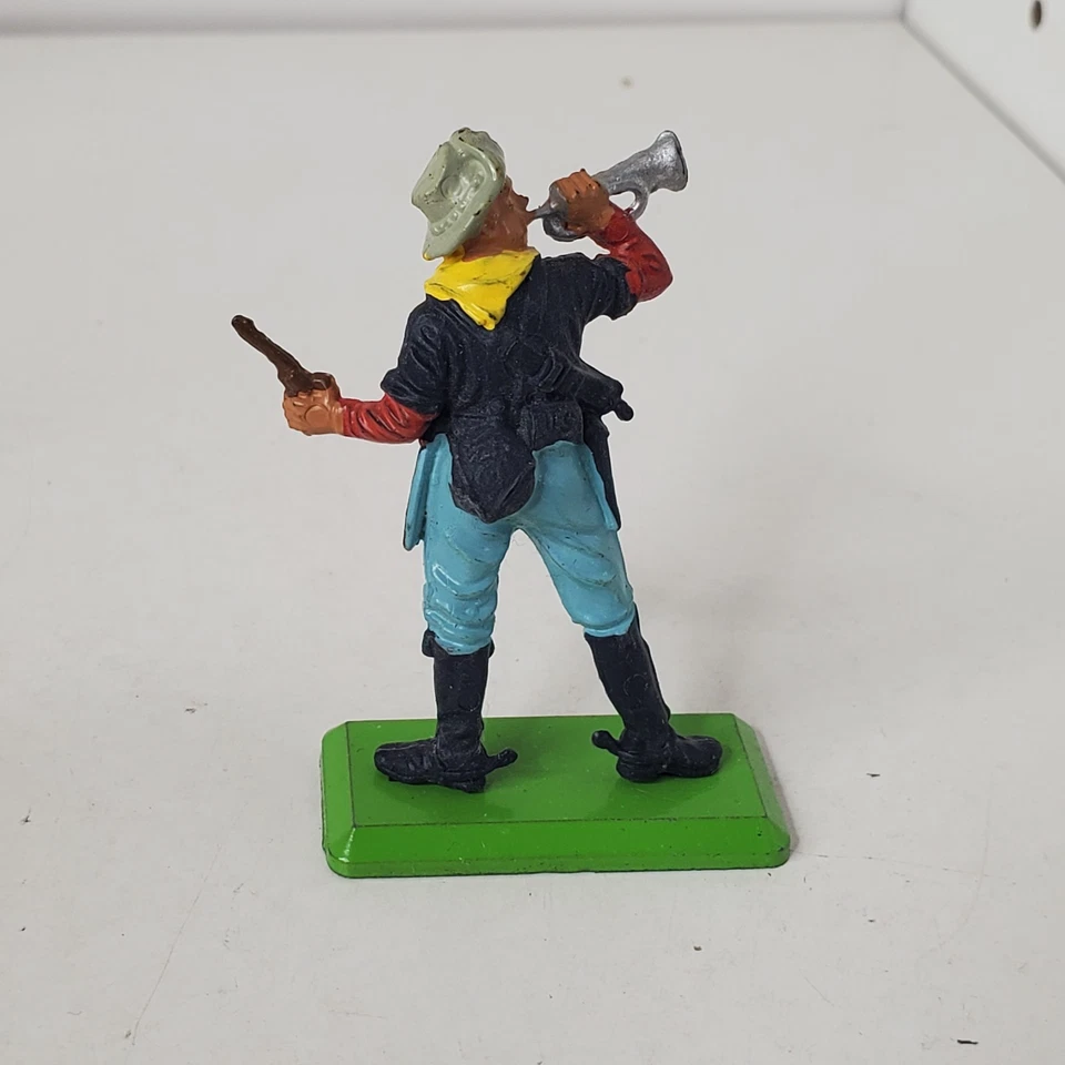 Lote de 8 figuras de soldados montadas vintage de caballería de los Estados Unidos detalle de Gran Bretaña Foto 4 de 4