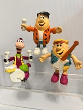 Barney Fred Dino Flintstones Hanna Barbera 1991 Drums Guitar Band Figures Lot