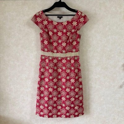 TOCCA   Embroidered Dress 0 Red
