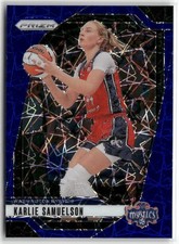 2024 Panini Prizm WNBA #82 Karlie Samuelson Blue Velocity Prizms ☘️217