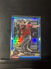 2018 Bowman Draft - Chrome Drew Ellis #BDC-21 Blue Refractor /150 (RC)