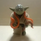 Vintage 1980 Star Wars Yoda Action Figure Kenner Orange Snake Hong Kong