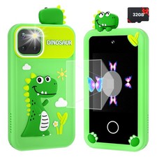 Kids Smart Phone for Boys, 2.8" Touchscreen Toddler Toy, Dual Camera, 32G Card