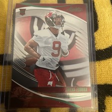 2025 Panini Absolute Football #124 Emeka Egbuka (RC) Red & Green 🔥