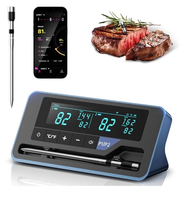 2025 AI Wireless Meat Thermometer, Smart Bluetooth Meat Thermometer Digital, ...
Opens in a new wind