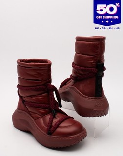 Stivali da neve RRP € 420 M2M VIC MATIE US7 UK4 EU37 rossi extralight Made in Italy