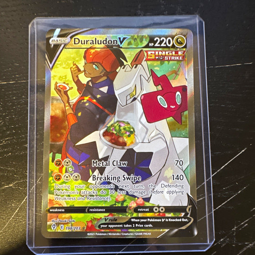 Pokemon Company Duraludon V 198/203 Evolving Skies Ultra Rare Holo EN 2021 220HP