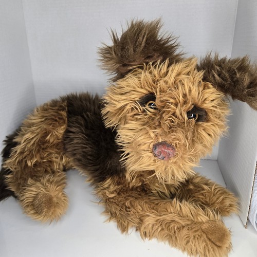 FAO Schwarz Fifth Avenue Vintage Brown Dog Plush Stuffed Animal Big Toy
