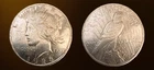 (1) Image of Front & Back of Coin - 1923 Peace 90% Silver Dollar $1 USA - 2
