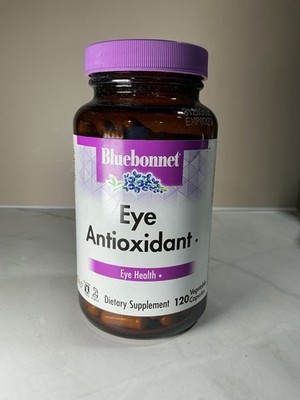 BlueBonnet Eye Antioxidant with Zeaxanthin Formula Vegetarian Capsules, 120ct