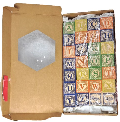 Uncle Goose Alphabet Blocks English Characters 28 Blocks In Original Box