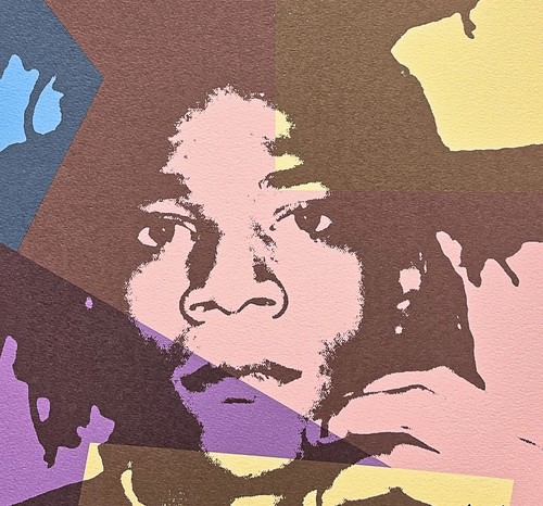 ANDY WARHOL - Jean-Michel Basquiat - signed, numbered 359/500, 50x50cm, CMOA - Picture 2 of 6