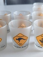 Australien 5 Stck. Schnapsgl&auml;ser 2cl aus Glas , Schnaps-Pinchen