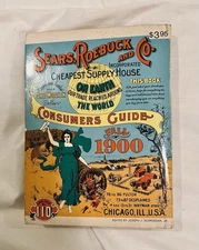 Sears, Roebuck And  Co Fall Of 1900 Volume 110 Consumers Guide Replica  1970's