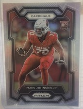 2023 Panini Prizm #304 Paris Johnson Jr. Rookie RC Silver Cardinals