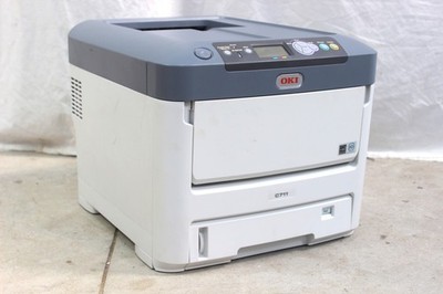 OKI C711 HD Color Laser Printer N31194A  Low Print Count 16K- OEM Toners  #1546