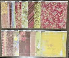 Basic Grey *URBAN COUTURE* 12x12 Paper Collection LOT *27 Sheets* RARE