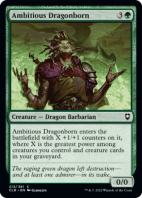FOIL Commander Legends: Battle for Baldur's Gate - Ambitious Dragonborn NNM