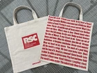 2x RSC Tote Bag Cotton Royal Shakespeare Phrases Quotations New Unused FREEPOST