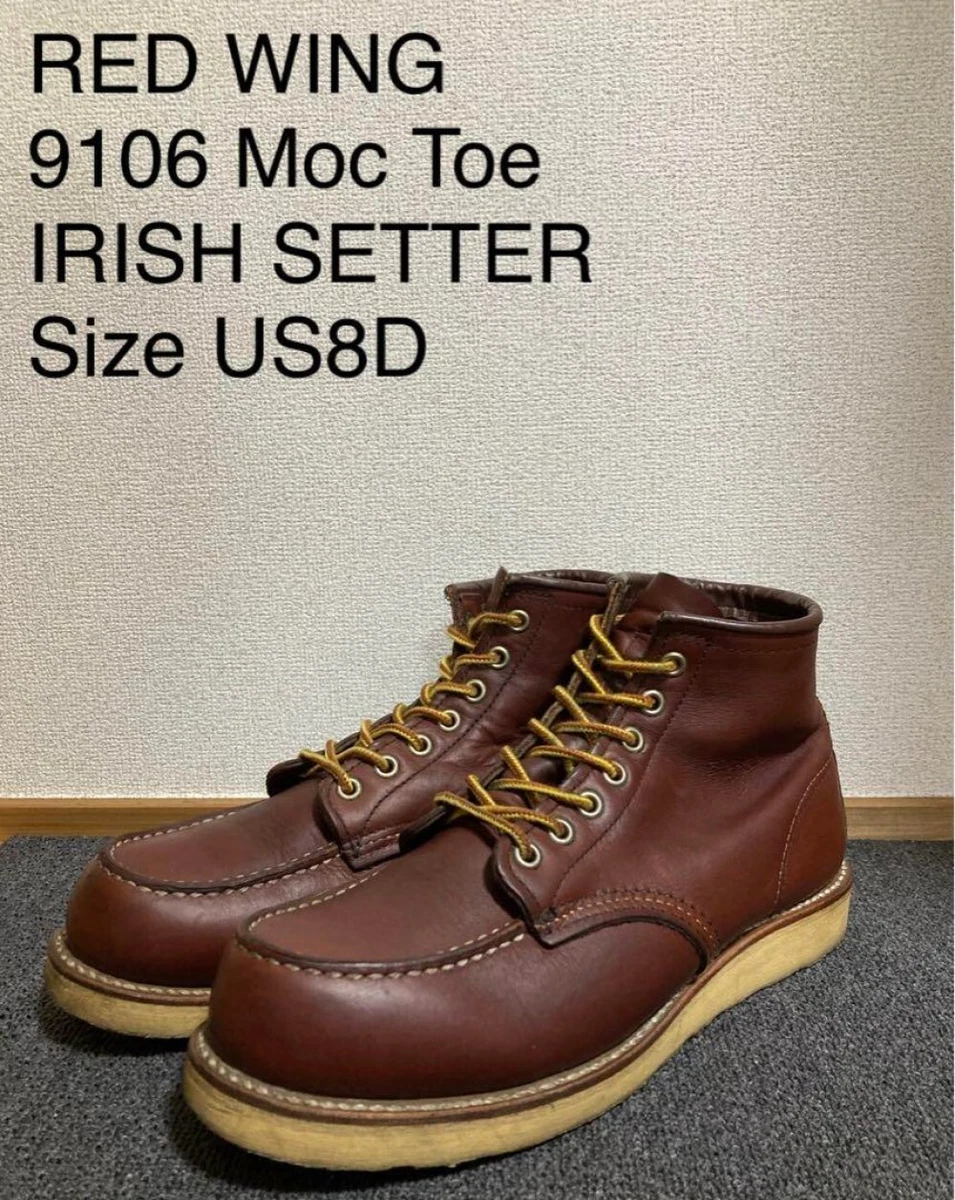 Red wing 9106 Moc Toe IRISH SETTER Boots from Japan | eBay